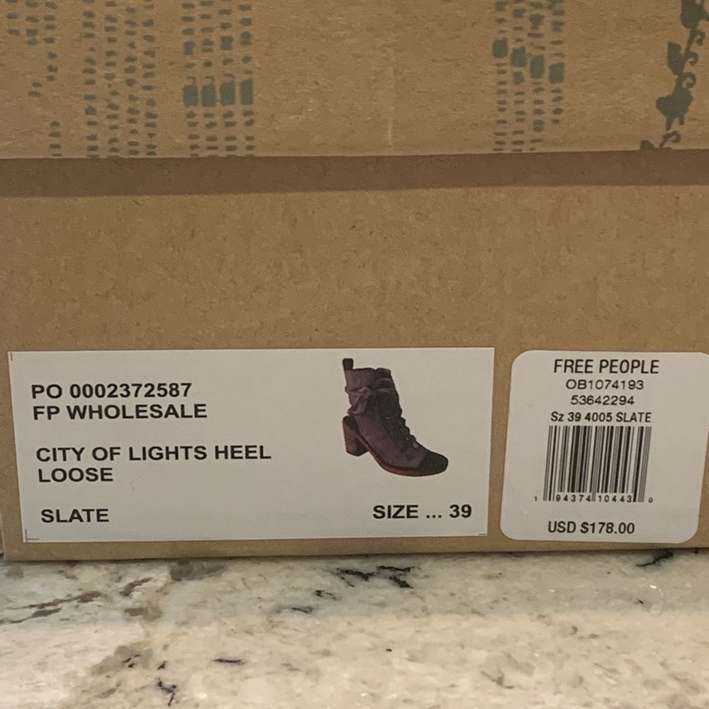 NEW $178 Free People City of Lights Heel Boots 9 - Picture 13 of 14
